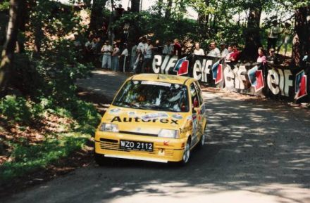 Jacek Sikora i Marek Kaczmarek - Fiat Cinquecento Sporting.